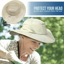 Load image into Gallery viewer, Sunstroke Prevented Cooling Hat - Hot Summer Wide Brim Sun Hat UV Protection Arctic Cap Hat Ice Cap Sunscreen Hydro Bucket Hat
